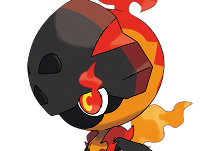 charbambin charcadet carbou pokemon pkm jeu anime type feu 9g paldea enfant