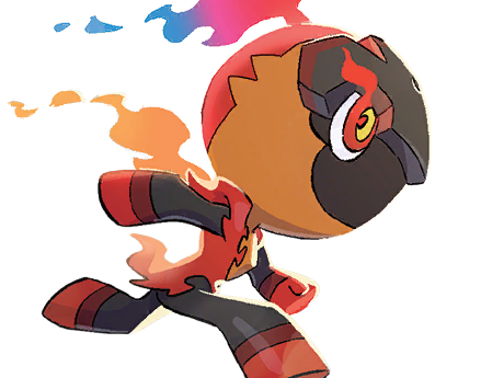 charbambin charcadet carbou pokemon pkm jeu anime type feu 9g paldea enfant