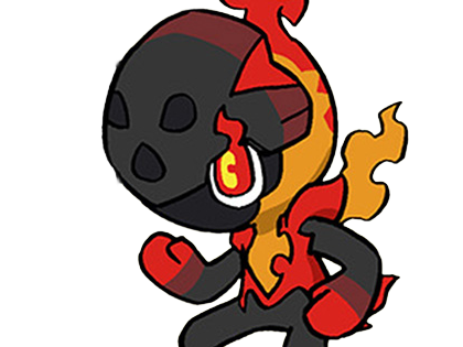 charbambin charcadet carbou pokemon pkm jeu anime type feu 9g paldea enfant