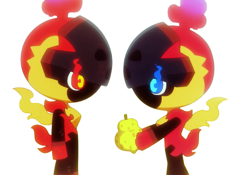 charbambin charcadet carbou pokemon pkm jeu anime type feu 9g paldea enfant shiny