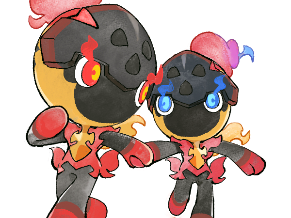 charbambin charcadet carbou pokemon pkm jeu anime type feu 9g paldea enfant shiny