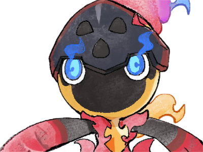 charbambin charcadet carbou pokemon pkm jeu anime type feu 9g paldea enfant shiny