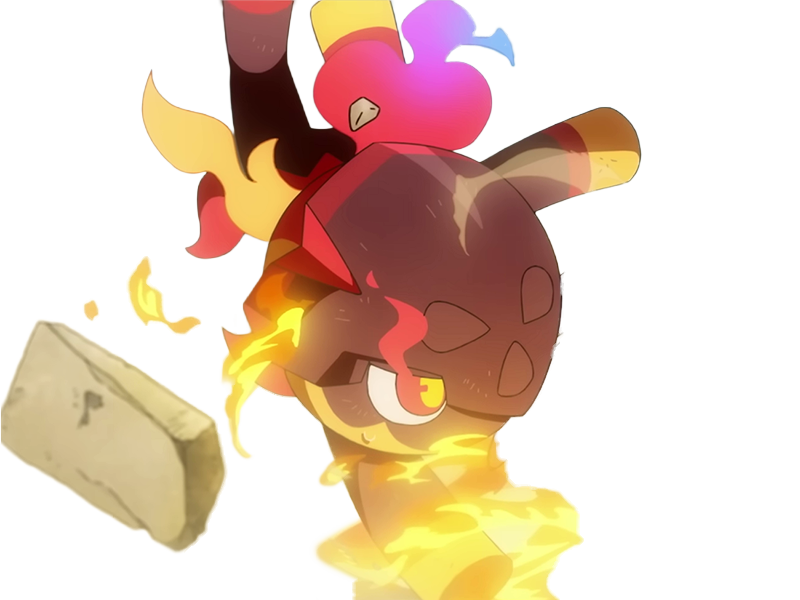charbambin charcadet carbou pokemon pkm jeu anime type feu 9g paldea enfant
