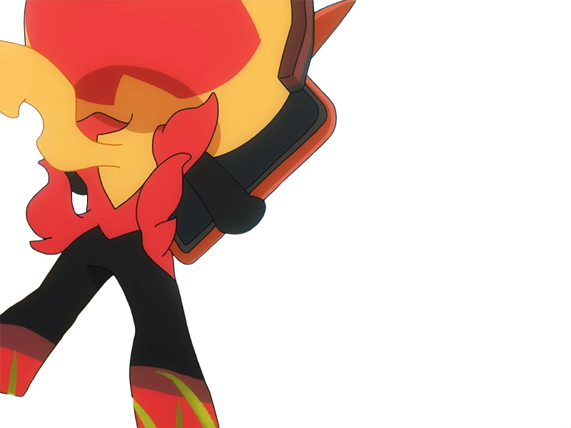 charbambin charcadet carbou pokemon pkm jeu anime type feu 9g paldea enfant