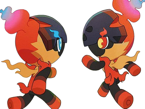 charbambin charcadet carbou pokemon pkm jeu anime type feu 9g paldea enfant shiny