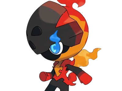 charbambin charcadet carbou pokemon pkm jeu anime type feu 9g paldea enfant shiny