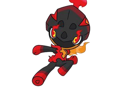 charbambin charcadet carbou pokemon pkm jeu anime type feu 9g paldea enfant