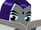 raven-teen-titans-violet-pourpre-dc-comics-demi-demone-trichoporphyree-indigo-livre