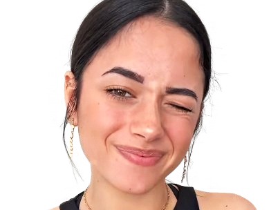 miel abitbol influenceuse teen belle clin oeil maline sourire
