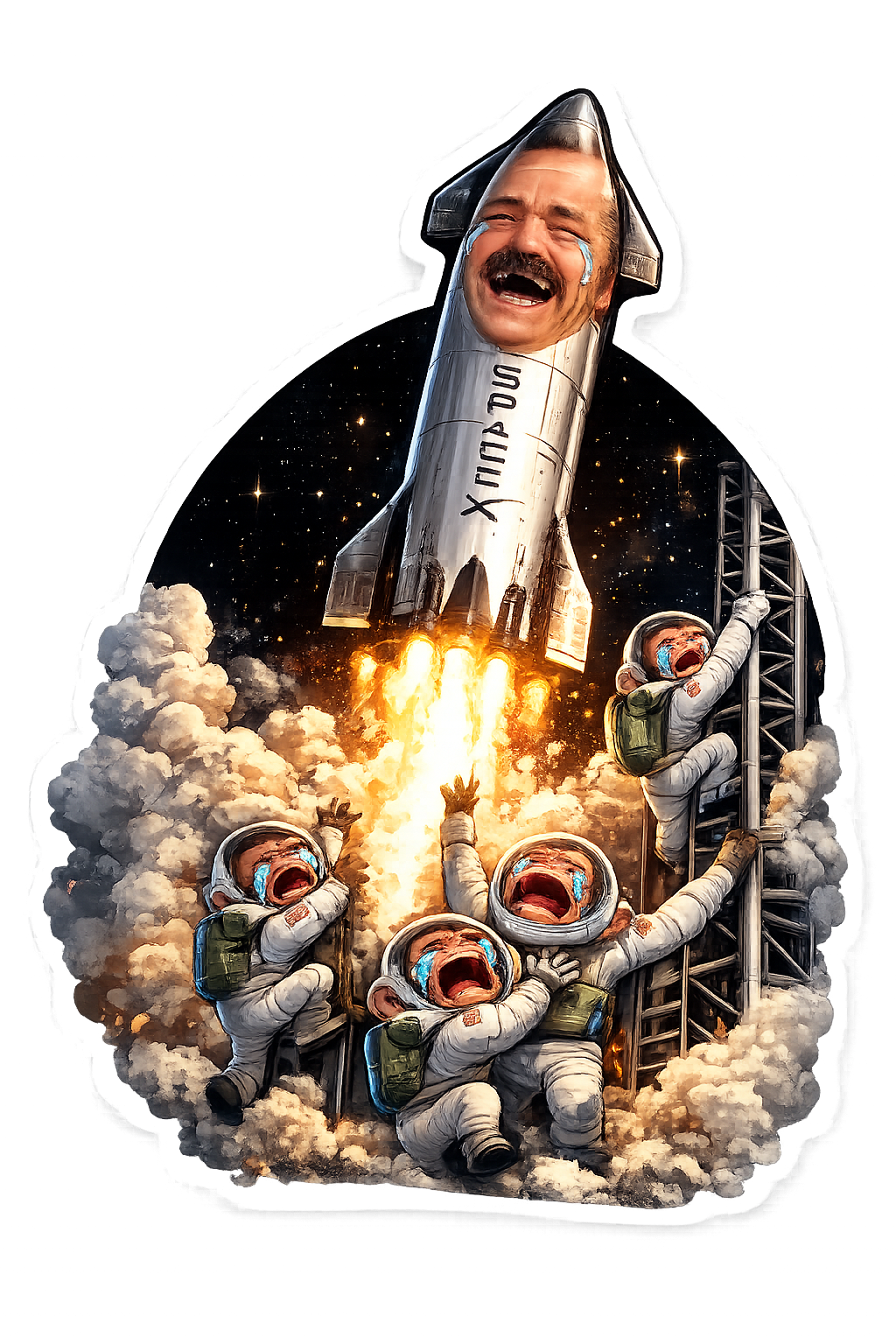 spacex starship fusee