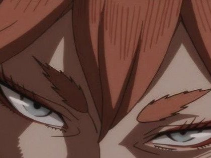 mereoleona vermillion black clover marie vermeil cheveux rouge yeux bleu fic bloop