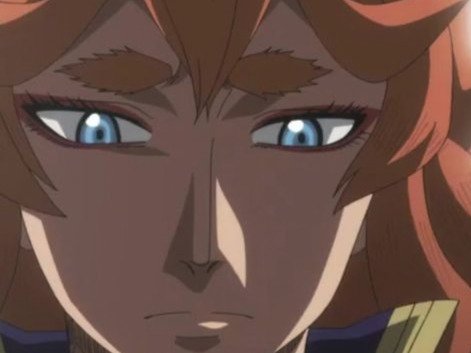mereoleona vermillion black clover marie vermeil cheveux rouge yeux bleu fic bloop