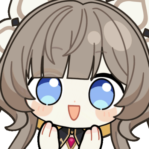 sandrone genshin gif clap applaudit ploplodir cute chibi