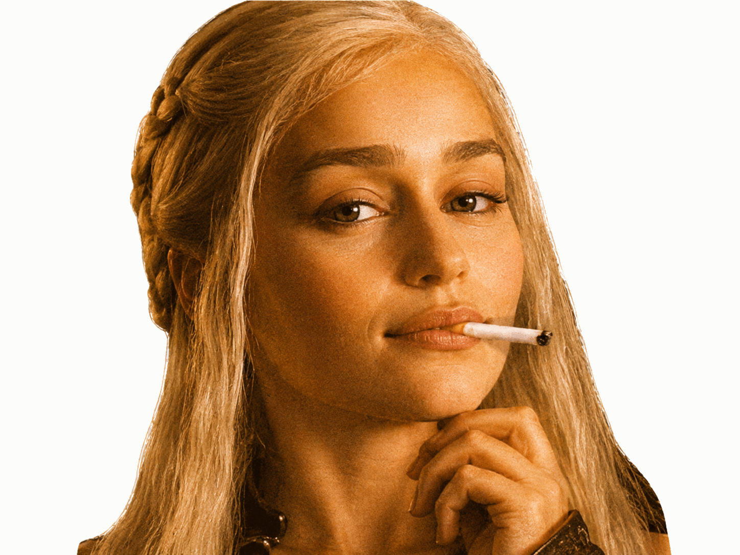 daenerys fume cigarette clope emilia clarke