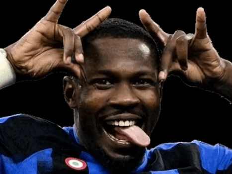 thuram footbal foor france marcus edf langue moquer goat lecher leche troll