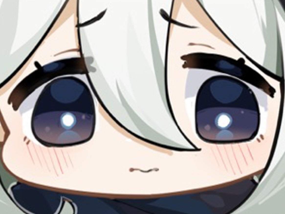 paimon genshin hoyo impact triste