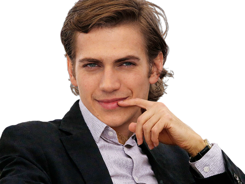 darth-63 darth 63 hayden christensen doigt menton moqueur