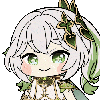 genshin impact nahida archon dendro gif cute chibi