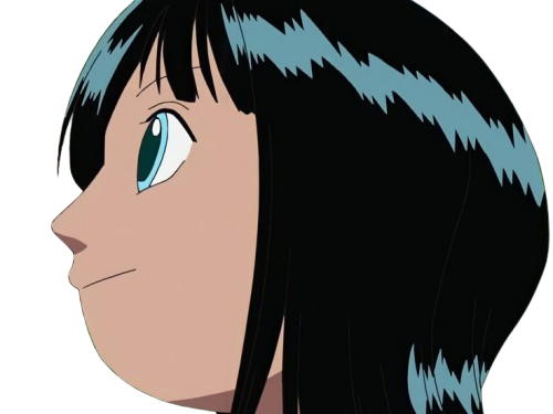 nico robin one piece ninon cheveux noir yeux bleu fic bloop enfant