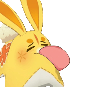 yuegui lapin gif langue leche yaoyao yao genshin impact pervers