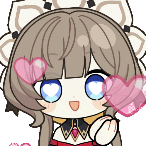 genshin impact sandrone gif coeur cute chibi mignon
