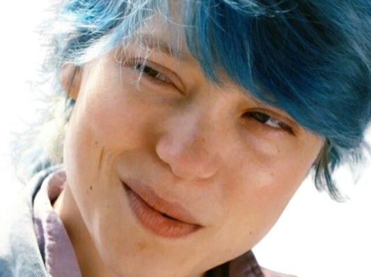 lea seydoux la vie adele emma cheveux bleu