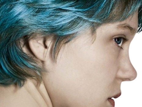 lea seydoux la vie adele emma cheveux bleu