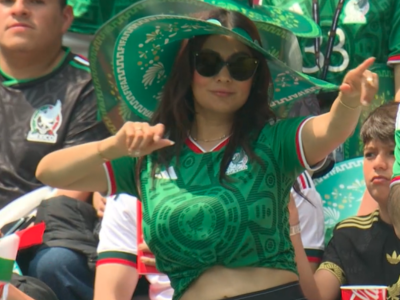 supporter supportrice mexicaine mexique cdm coupe du monde 2026 milf femme chapeau