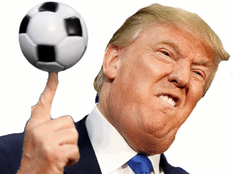 donald trump foot football soccer ballon coupe monde cdm goat genie usa murica