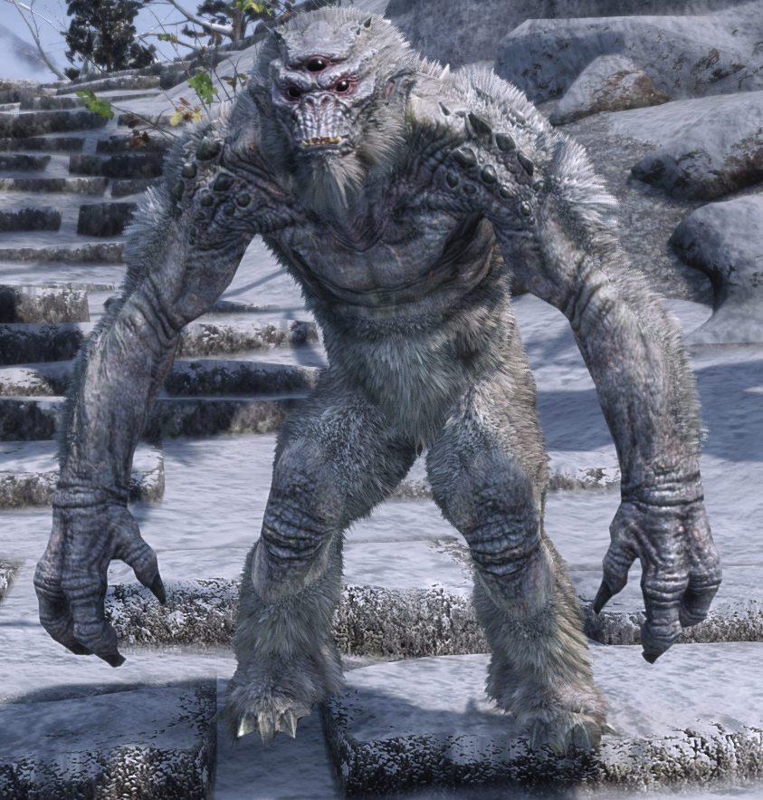 skyrim troll
