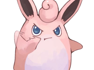 grodoudou wigglytuff pukurin pokemon pkm jeu anime type normal fee 1g kanto bouboule