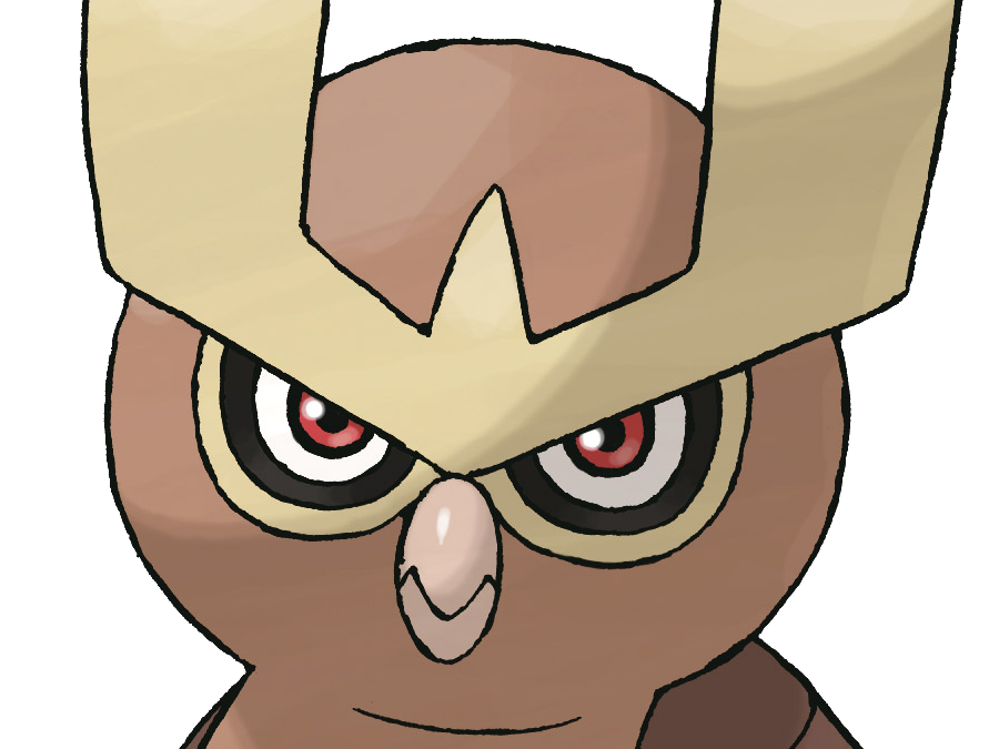 noarfang noctowl japonais pokemon pkm jeu anime type normal vol 2g johto hibou