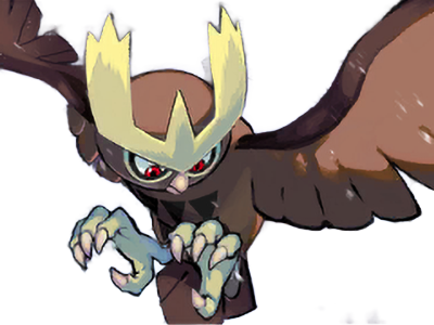 noarfang noctowl japonais pokemon pkm jeu anime type normal vol 2g johto hibou