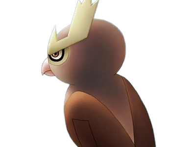 noarfang noctowl japonais pokemon pkm jeu anime type normal vol 2g johto hibou