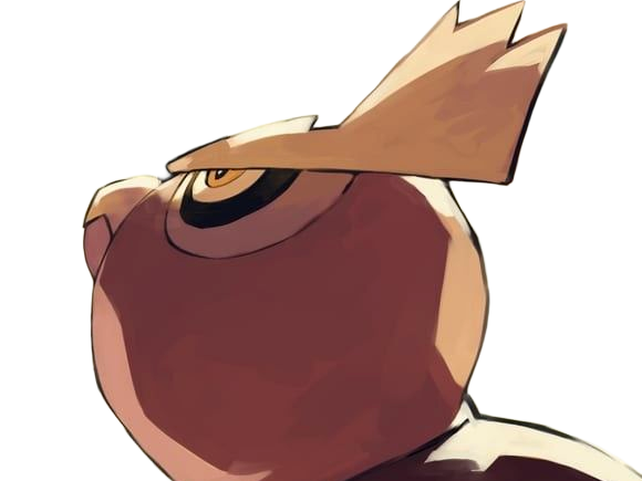 noarfang noctowl japonais pokemon pkm jeu anime type normal vol 2g johto hibou