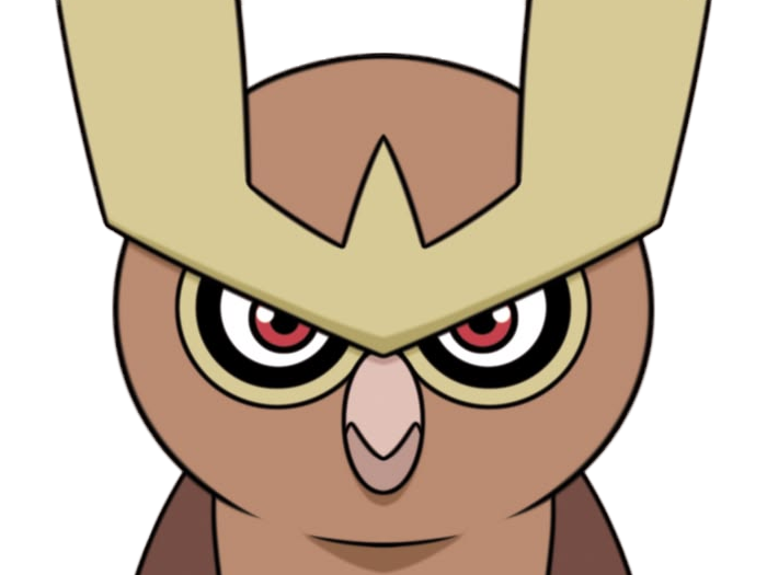 noarfang noctowl japonais pokemon pkm jeu anime type normal vol 2g johto hibou