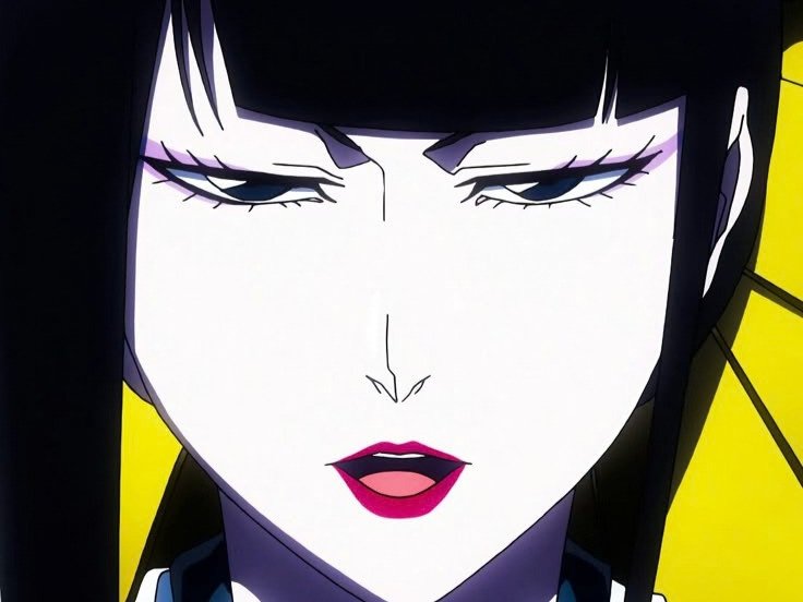 senjumaru shutara bleach cheveux noir frange khol broche soleil amaterasu fic bloop