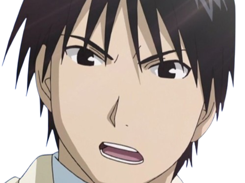 roy mustang fullmetal alchemist fma cheveux noir veste bleue fulgence archambault fic bloop