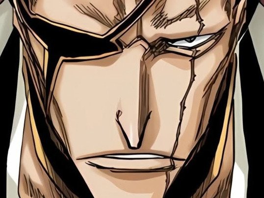 zaraki kenpachi bleach cheveux noir cicatrice bandeau sepp fic bloop