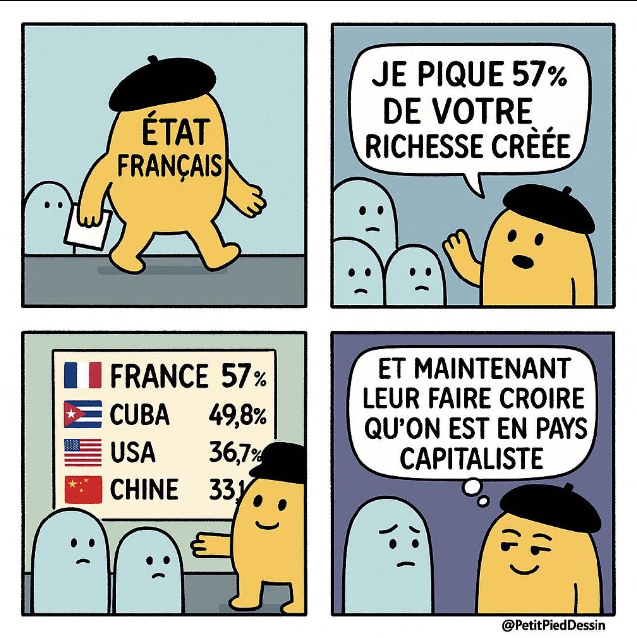 taxe france vol pille communiste