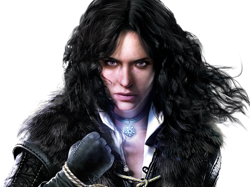 yennefer de vengerberg yen yenna magicienne the witcher jeux femme cheveux-noirs yeux-violets
