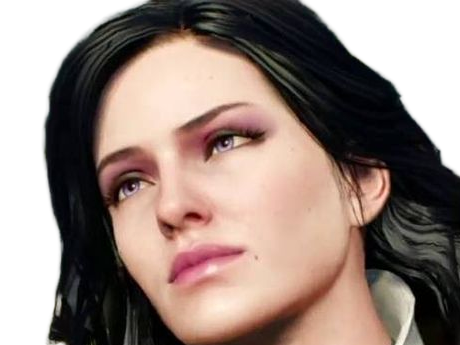yennefer de vengerberg yen yenna magicienne the witcher jeux femme cheveux-noirs yeux-violets