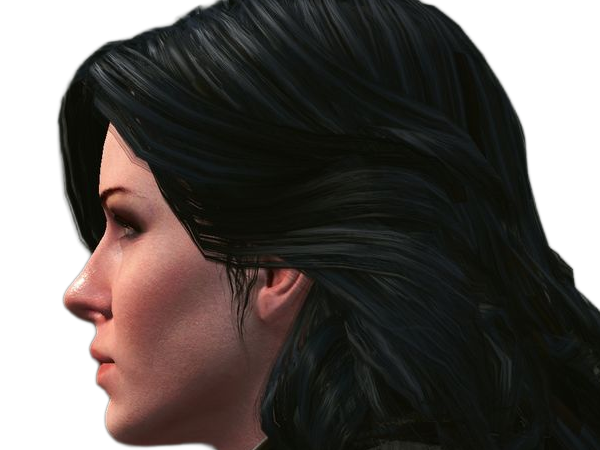 yennefer de vengerberg yen yenna magicienne the witcher jeux femme cheveux-noirs yeux-violets