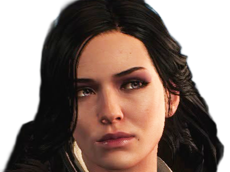 yennefer de vengerberg yen yenna magicienne the witcher jeux femme cheveux-noirs yeux-violets