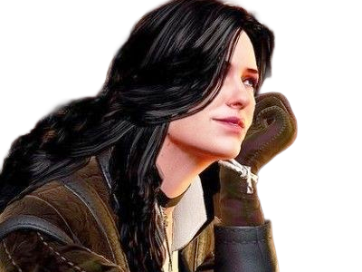 yennefer de vengerberg yen yenna magicienne the witcher jeux femme cheveux-noirs yeux-violets