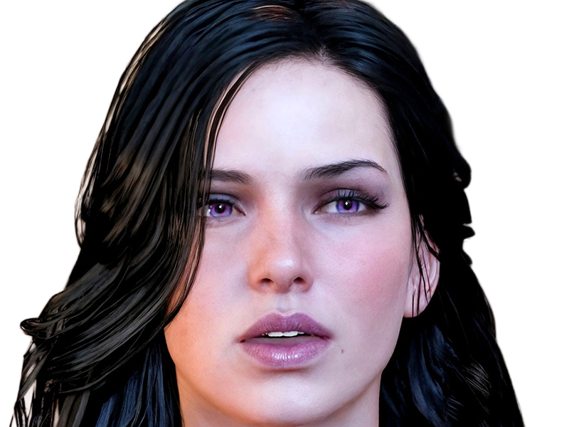 yennefer de vengerberg yen yenna magicienne the witcher jeux femme cheveux-noirs yeux-violets