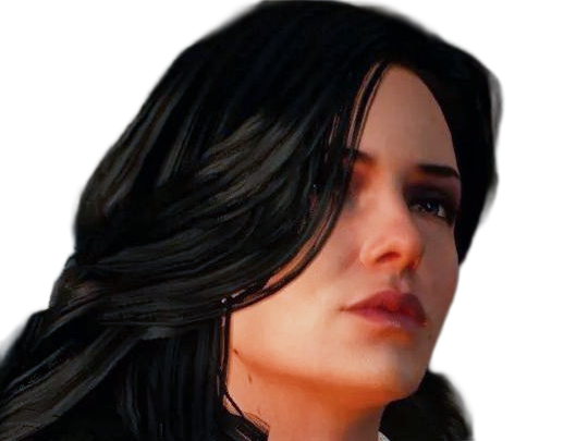 yennefer de vengerberg yen yenna magicienne the witcher jeux femme cheveux-noirs yeux-violets