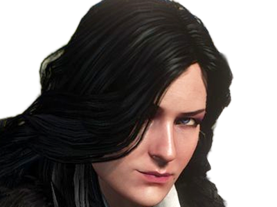 yennefer de vengerberg yen yenna magicienne the witcher jeux femme cheveux-noirs yeux-violets