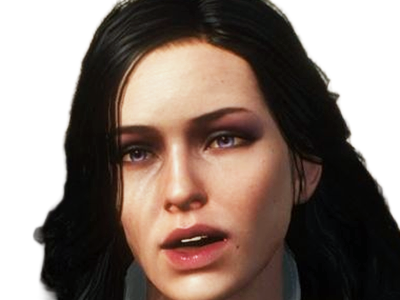 yennefer de vengerberg yen yenna magicienne the witcher jeux femme cheveux-noirs yeux-violets