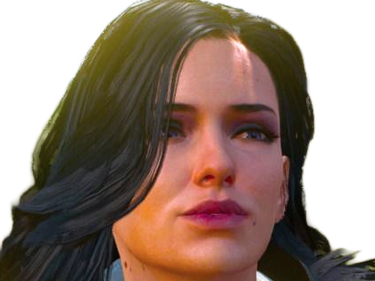 yennefer de vengerberg yen yenna magicienne the witcher jeux femme cheveux-noirs yeux-violets